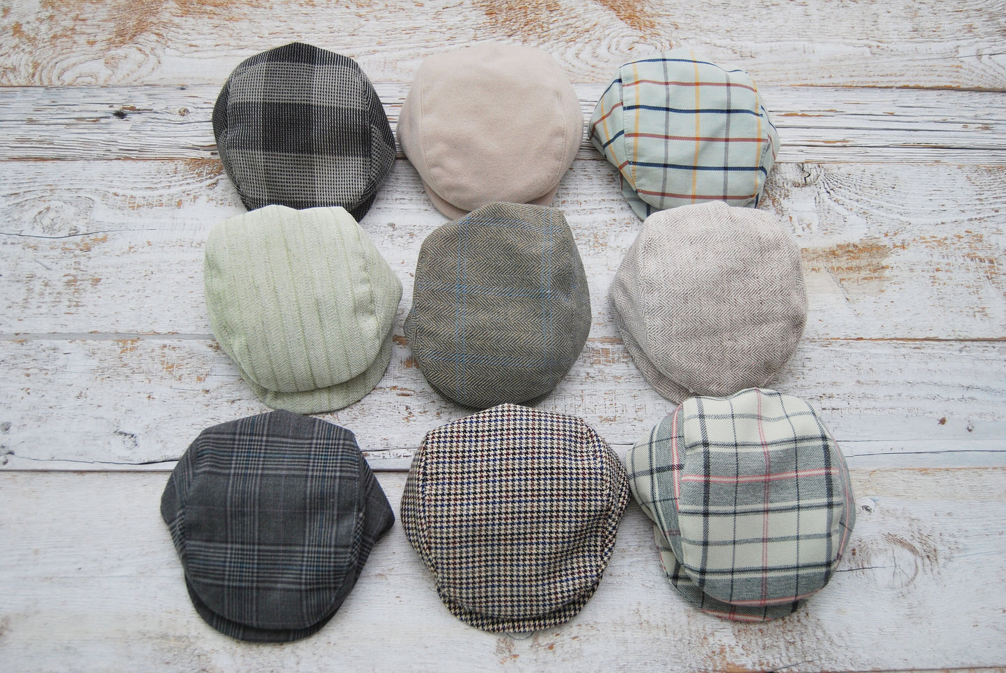 Newsboy cap for photography shoots, newborn photo prop hat - choose your color, Newborn cap, Baby boy flat cap