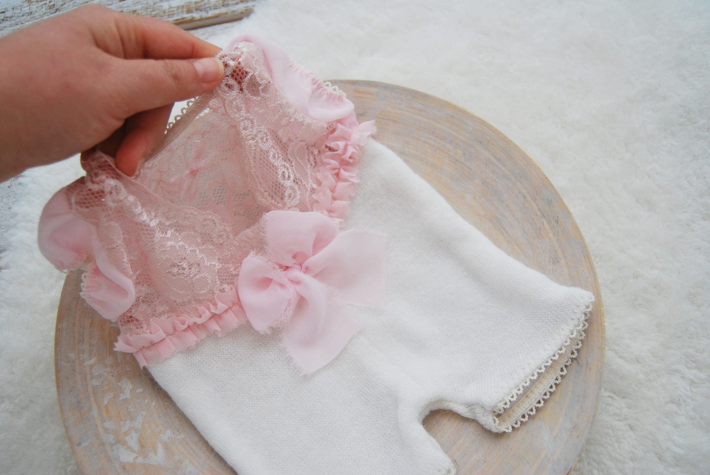 Pink newborn romper, Lace outfit baby girl, Newborn photo props girl, Photography outfit baby, Baby shower gift, Photoshoot outfit