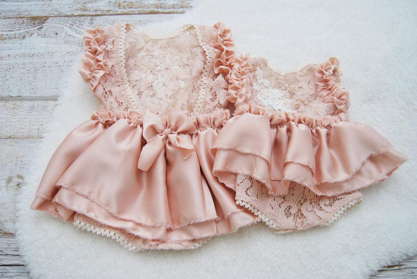 Sitter romper baby girl, Photography prop milestone, Sitter photo outfit girl, Sitter photo props, Pink ruffled lace romper