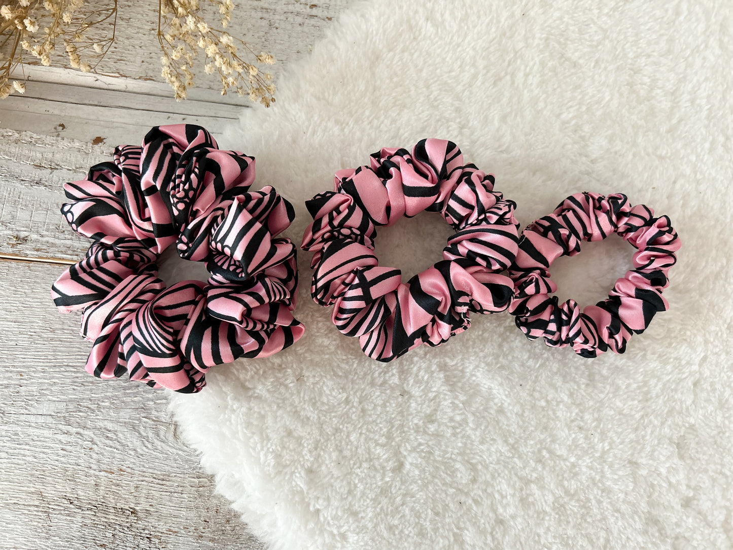 Silk SCRUNCHIE Set, Hair tie, Hair scrunchie for woman, Gift for her