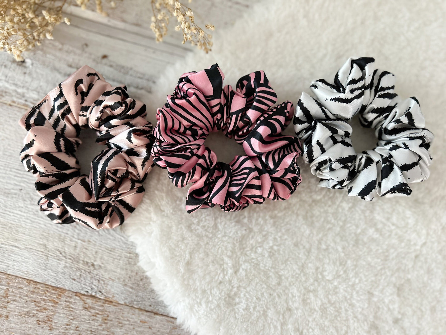 Silk SCRUNCHIE Set, Hair tie, Hair scrunchie for woman, Gift for her